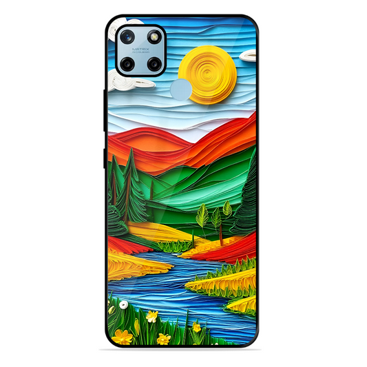 Lake Beauty Printed Protective Phone Cover for Realme C25Y