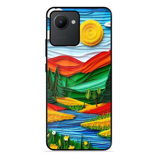 Lake Beauty Printed Protective Phone Cover for Realme C30