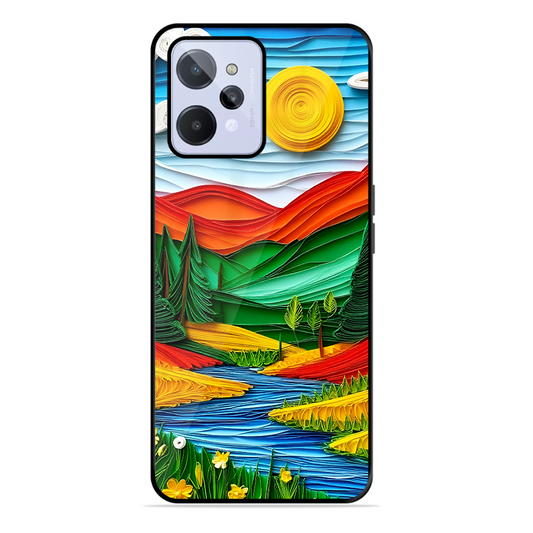 Lake Beauty Printed Protective Phone Cover for Realme C31