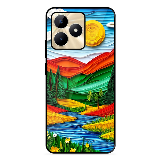 Lake Beauty Printed Protective Phone Cover for Realme C53