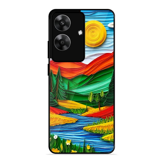 Lake Beauty Printed Protective Phone Cover for Realme C61