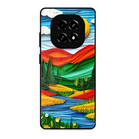 Lake Beauty Printed Protective Phone Cover for Realme C63 5G