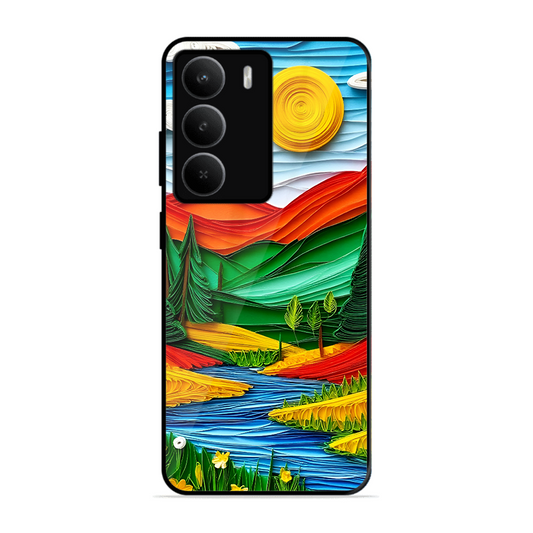Lake Beauty Printed Protective Phone Cover for Realme C73 5G