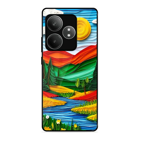 Lake Beauty Printed Protective Phone Cover for Realme Gt 6T 5G