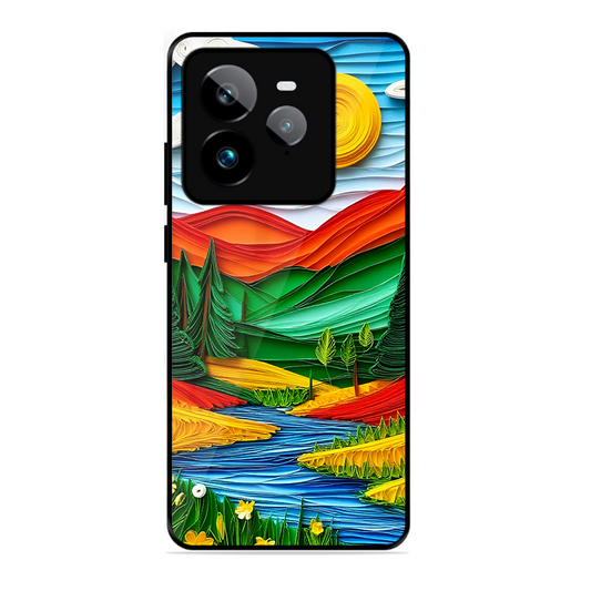 Lake Beauty Printed Protective Phone Cover for Realme Gt 7 Pro 5G