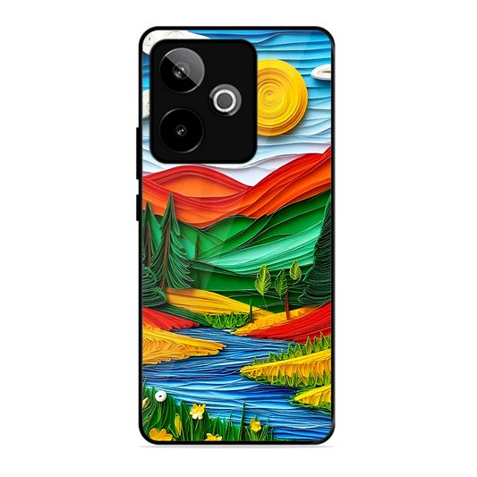 Lake Beauty Printed Protective Phone Cover for Realme Gt 7T 5G