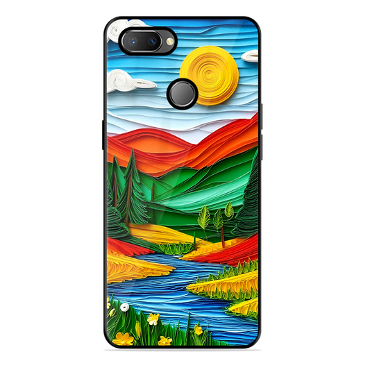 Lake Beauty Printed Protective Phone Cover for Realme U1