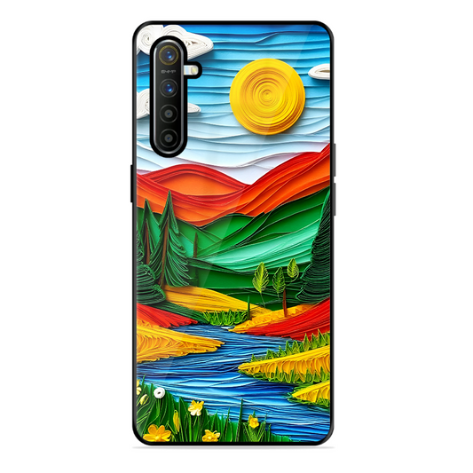 Lake Beauty Printed Protective Phone Cover for Realme X2