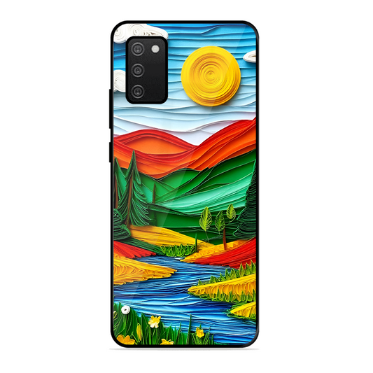 Lake Beauty Printed Protective Phone Cover for Samsung Galaxy A02S
