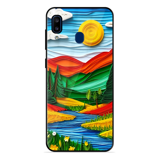 Lake Beauty Printed Protective Phone Cover for Samsung Galaxy A20