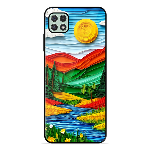 Lake Beauty Printed Protective Phone Cover for Samsung Galaxy A22 5G
