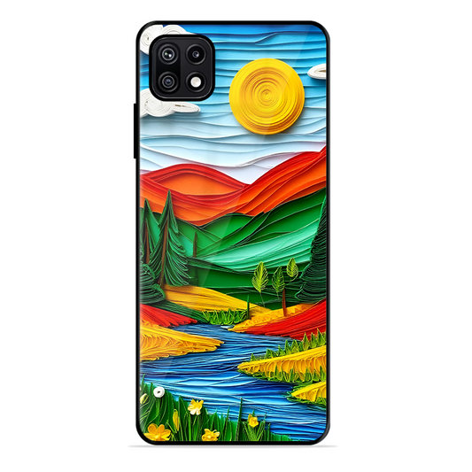 Lake Beauty Printed Protective Phone Cover for Samsung Galaxy F42 5G