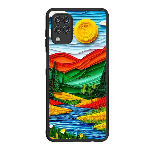 Lake Beauty Printed Protective Phone Cover for Samsung Galaxy M12