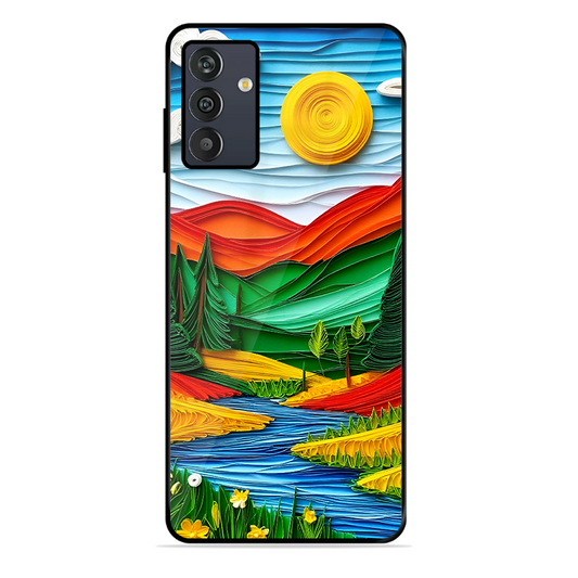 Lake Beauty Printed Protective Phone Cover for Samsung Galaxy M13 4G