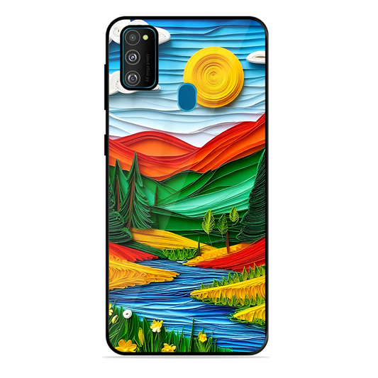 Lake Beauty Printed Protective Phone Cover for Samsung Galaxy M21 4G