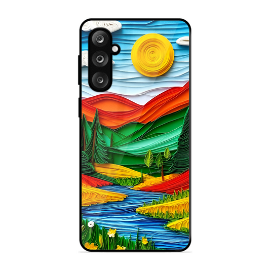 Lake Beauty Printed Protective Phone Cover for Samsung Galaxy M36 5G