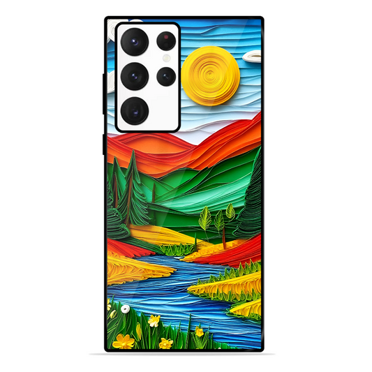 Lake Beauty Printed Protective Phone Cover for Samsung Galaxy S22 Ultra
