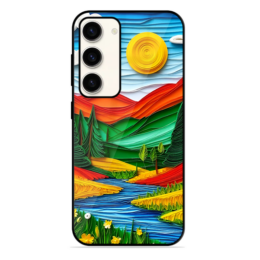 Lake Beauty Printed Protective Phone Cover for Samsung Galaxy S23 5G
