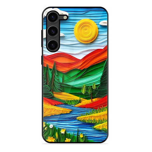 Lake Beauty Printed Protective Phone Cover for Samsung Galaxy S23 Plus 5G