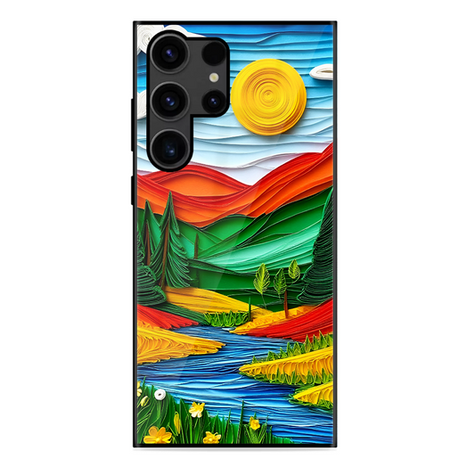 Lake Beauty Printed Protective Phone Cover for Samsung Galaxy S23 Ultra