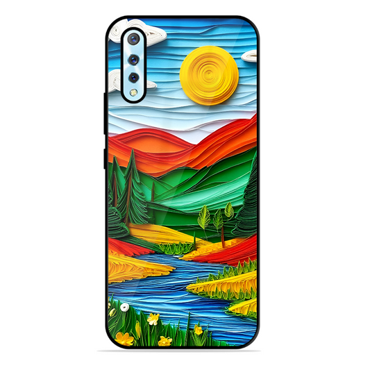 Lake Beauty Printed Protective Phone Cover for Vivo S1