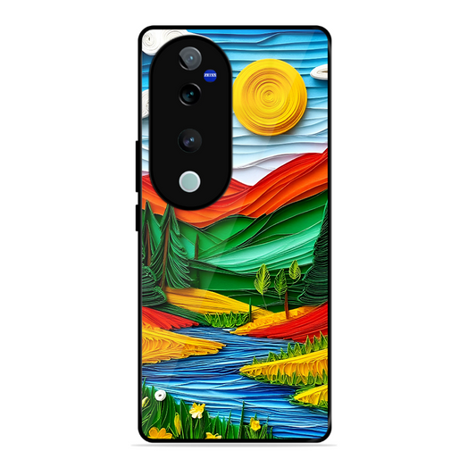 Lake Beauty Printed Protective Phone Cover for Vivo T3 Ultra 5G