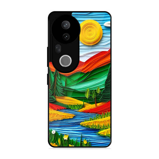 Lake Beauty Printed Protective Phone Cover for Vivo T4 Ultra 5G
