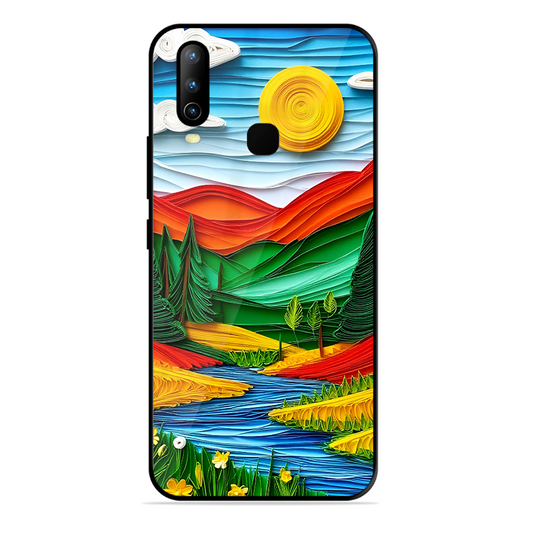 Lake Beauty Printed Protective Phone Cover for Vivo U10