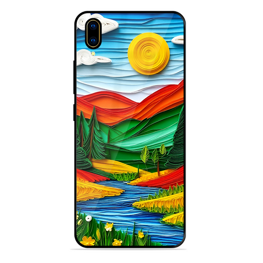Lake Beauty Printed Protective Phone Cover for Vivo V11 Pro