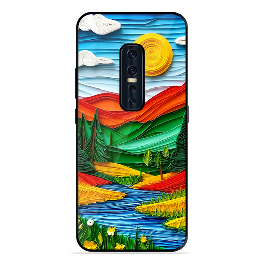 Lake Beauty Printed Protective Phone Cover for Vivo V17 Pro