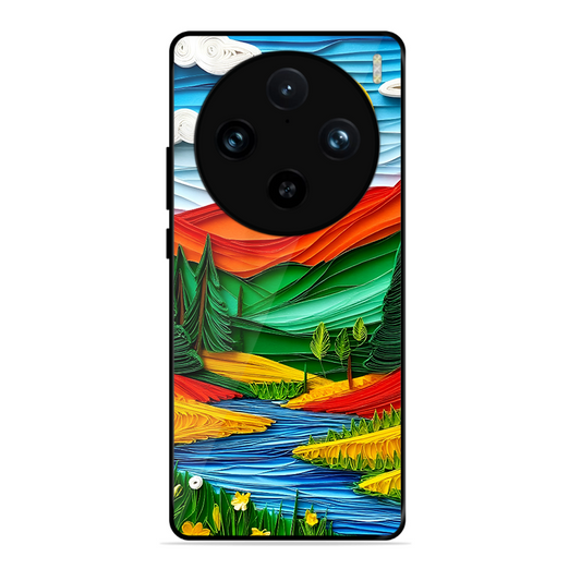 Lake Beauty Printed Protective Phone Cover for Vivo X100 Pro 5G