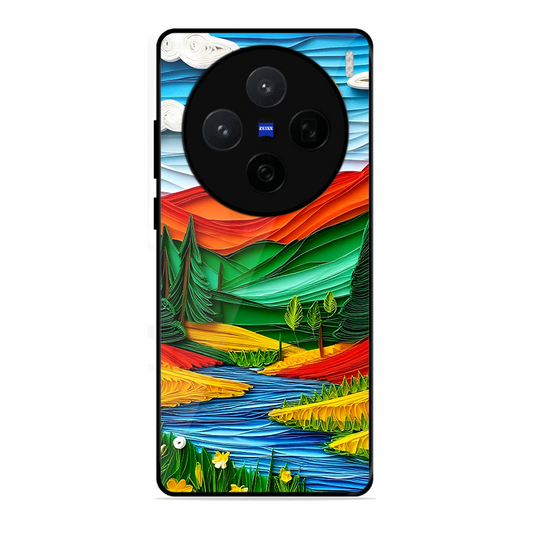 Lake Beauty Printed Protective Phone Cover for Vivo X200 5G