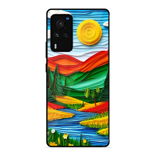 Lake Beauty Printed Protective Phone Cover for Vivo X60 Pro