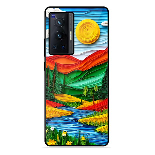 Lake Beauty Printed Protective Phone Cover for Vivo X70 Pro 5G