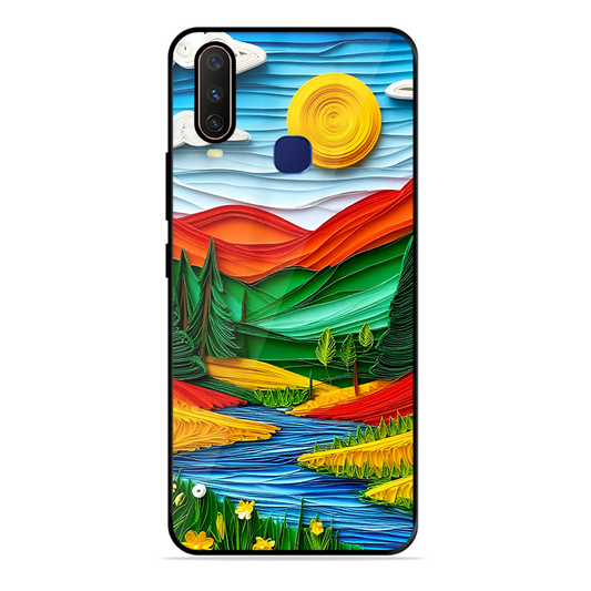 Lake Beauty Printed Protective Phone Cover for Vivo Y15