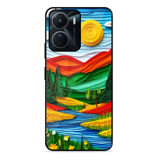 Lake Beauty Printed Protective Phone Cover for Vivo Y16