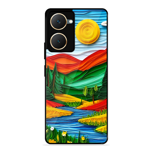 Lake Beauty Printed Protective Phone Cover for Vivo Y18E