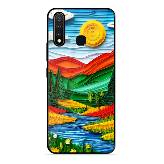 Lake Beauty Printed Protective Phone Cover for Vivo Y19