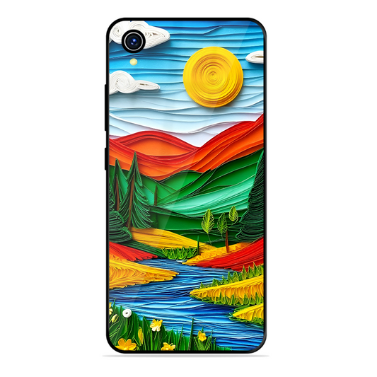 Lake Beauty Printed Protective Phone Cover for Vivo Y1S