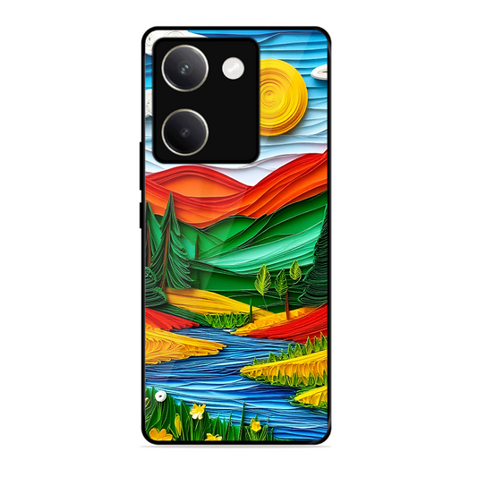 Lake Beauty Printed Protective Phone Cover for Vivo Y200 Pro 5G