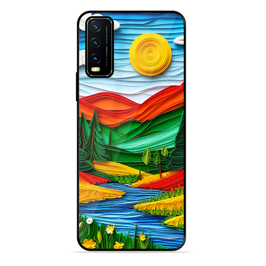 Lake Beauty Printed Protective Phone Cover for Vivo Y20T