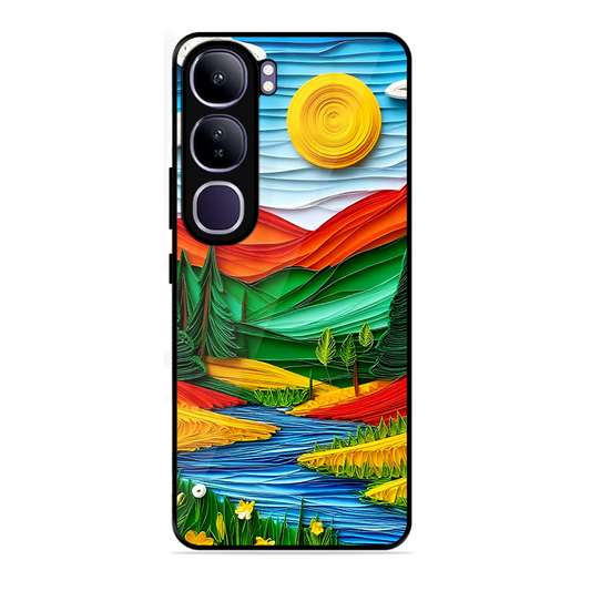 Lake Beauty Printed Protective Phone Cover for Vivo Y300 5G