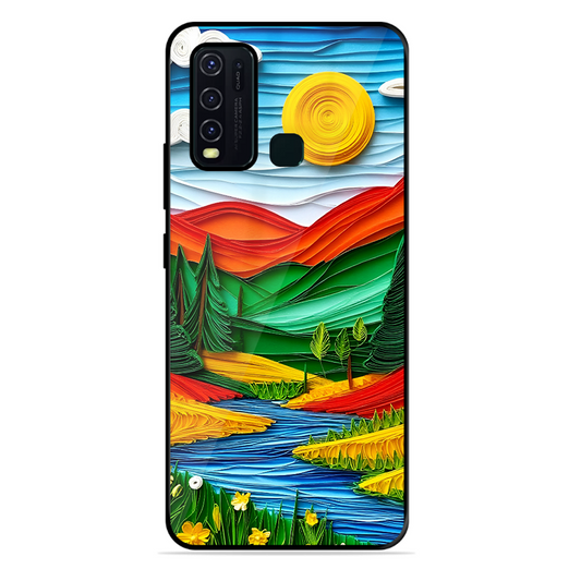 Lake Beauty Printed Protective Phone Cover for Vivo Y30