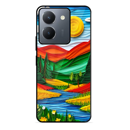 Lake Beauty Printed Protective Phone Cover for Vivo Y36
