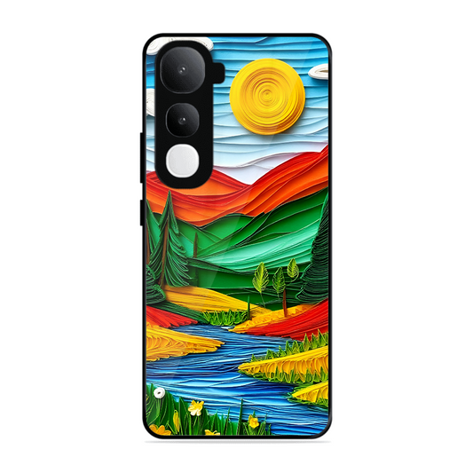 Lake Beauty Printed Protective Phone Cover for Vivo Y400 5G