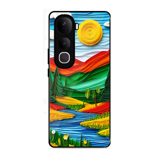 Lake Beauty Printed Protective Phone Cover for Vivo Y400 Pro 5G