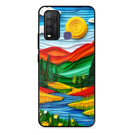 Lake Beauty Printed Protective Phone Cover for Vivo Y50