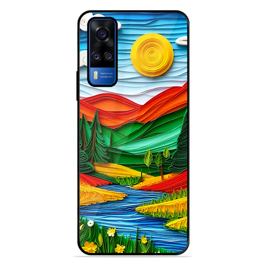 Lake Beauty Printed Protective Phone Cover for Vivo Y51