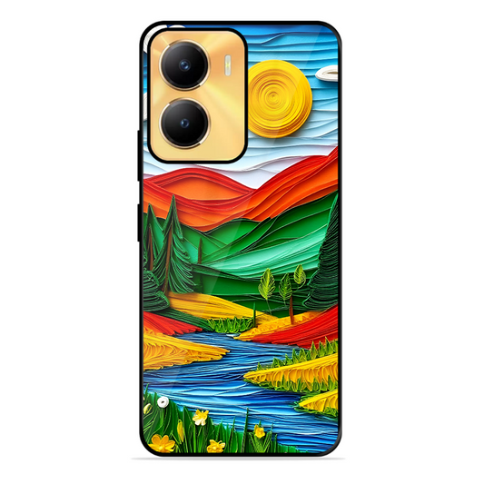 Lake Beauty Printed Protective Phone Cover for Vivo Y56 5G