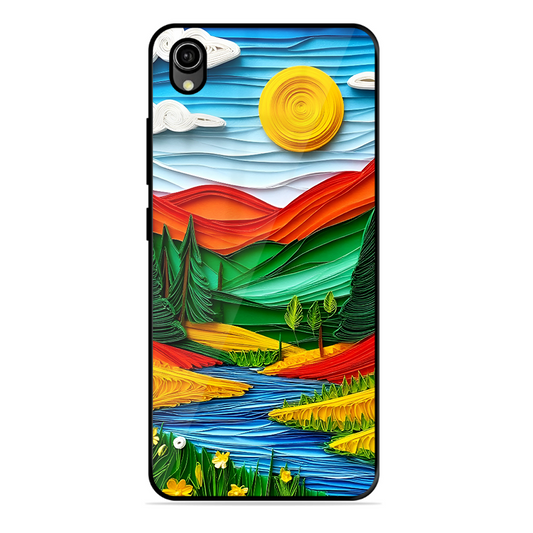 Lake Beauty Printed Protective Phone Cover for Vivo Y90